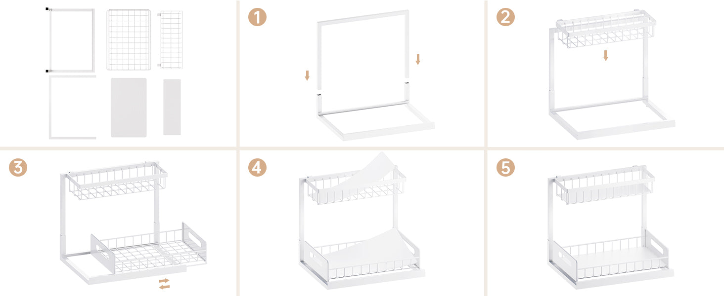 Slide & Store™ Home Organizer